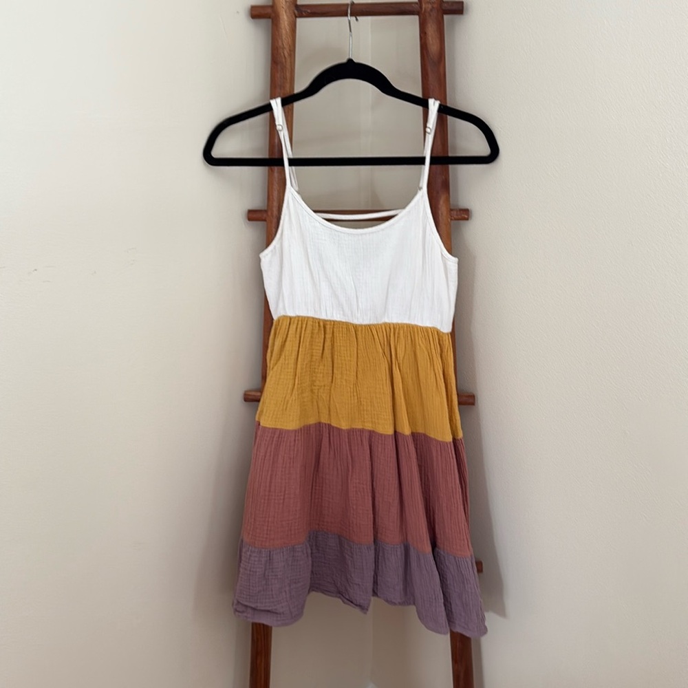 Color block sundress